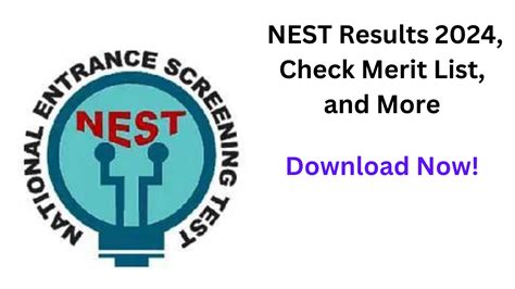 NEST 2024 Result, Check Dates, Check Steps to Check Result, Merit List.